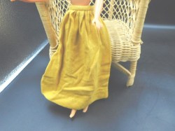 barbie pak gold knit flare